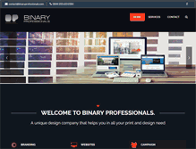 Tablet Screenshot of binaryprofessionals.com